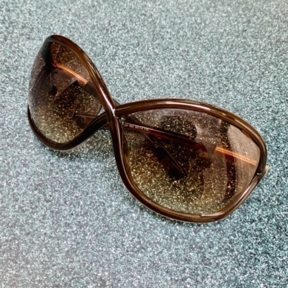 Tom Ford Gradient Brown Oversized Sunglasses - image 2